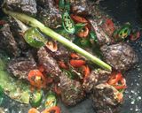 Foto langkah ke 4 dari resep Paru masak daun kari.