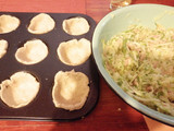Canastitas de verduras y atún