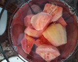 Foto langkah ke 2 dari resep Jus Jambu Biji Merah.