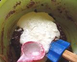 A picture of step 8 of Eggless Choco-Walnut Cake - Step by Step Recipe.