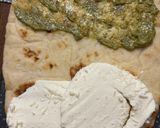 A picture of step 2 of Pijali Wrap copycat.