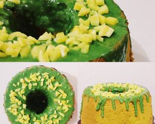 Pandan Suji Chiffon cake (cendol chiffon cake) 🤔 - Step 17