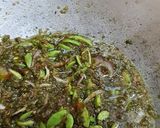 Gambar langkah 4 resipi Sambal hijau.