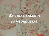 Hamburguesas caseras ideales para congelar