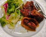 "Kati néni" finom májas vacsija recept fázis 3 fotója