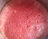 A picture of step 2 of Pink butter icing.