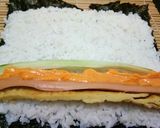 Foto langkah ke 3 dari resep Kimbab / Sushi.