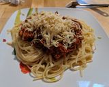 Une image de l'étape 6 de Spaghetti bolognaise végane.