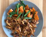 Foto langkah ke 7 dari resep Grilled Chicken with Veggies - Ayam Panggang dengan Sayur Tanpa Oven.