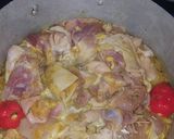 A picture of step 3 of White rice and curry sauce.