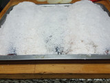 Dorada a la sal con verduras al whisky
