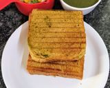 A picture of step 3 of Corn cheese sandwich.