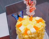 Hình bước làm 6 của món Hoa và bánh tặng cô ngày 20.11