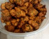 A picture of step 2 of Veg fritters, Ramadan special dish.