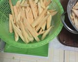 Hình bước làm 1 của món Khoai lang lắc phô mai