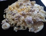 Foto del paso 14 de la receta: Tallarines con salsa a la crema y champiñones
