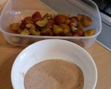 A picture of step 3 of Vickys Cinnamon Baked Plums, GF DF EF SF NF.