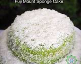 Sponge cake with pandan coconut pastry cream (Fuji mountain sponge cake) recipe step 10 photo