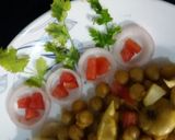 A picture of step 3 of Chana chaat.
