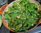 A picture of step 5 of Pan Fried Gnocchi with Spinach.