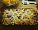 A picture of step 4 of Easy Veggie Lasagna.