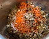A picture of step 3 of Chicken Boti Bihari style.