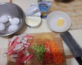 A picture of step 1 of Fritata simplica.