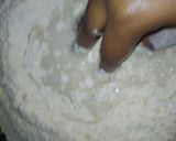 A picture of step 2 of Veg momos.