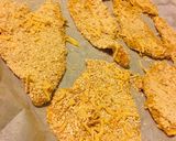 Zabpehelybundás csirkemell, zöldséges bulgurral 🥕🥦 recept fázis 3 fotója