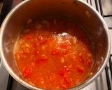A picture of step 4 of Tomato Egg Drop Soup.