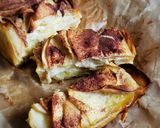 Foto langkah ke 7 dari resep Le Gateau Invicible Aux Pommes(Invisible Apple Cake) Gluten Free.