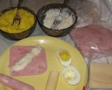 Hímes tojás majonézes krumpli ágyon recept fázis 5 fotója