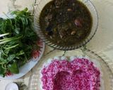 عکس مرحله 2 از دستور قرمه سبزی.. مامان آوینا جوون😍