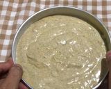 Foto langkah ke 5 dari resep Green Tea Oreo Almond Cake.