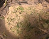 A picture of step 1 of Okonomiyaki - sprouts (P5min, C10min).