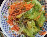 Foto langkah ke 4 dari resep Omellet jamur & Salad.