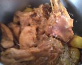 A picture of step 3 of Chicken biryani with potatoes.