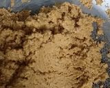 A picture of step 2 of Besan Halwa.