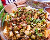 A picture of step 4 of Masala Matar Chaat.