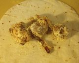 A picture of step 3 of Beef Stroganoff style Fried Burritos.