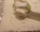 A picture of step 7 of Tulip sandwich /fruit sandwich.