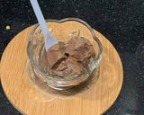 A picture of step 7 of Belgium dark nutty chocolate ice-cream.