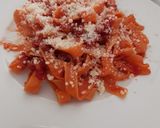 Foto del paso 2 de la receta: Fettuccine de tomate en salsa de 🍅y jamón Serrano #camino