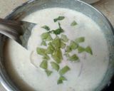 A picture of step 8 of Veggies Raita.