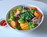 Hình bước làm 3 của món Canh RAU CỦ hầm xương 🥦🥕🌽