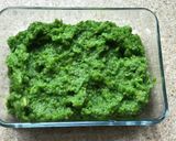 A picture of step 3 of Eid ka chand peas Halwa.