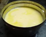 A picture of step 6 of Caramel Egg pudding.
