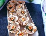Une image de l'étape 3 de Corolles wraps thon et surimi.