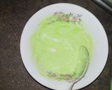A picture of step 3 of Shredded chicken Ravioli with Coriander and yogurt Chutney.
