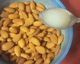 A picture of step 2 of Roasted Almonds.